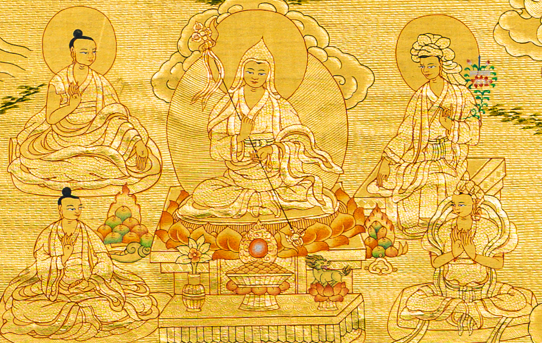 Guru Rinpoche Thangka: The Sovereign Master of Tantric Wisdom - T-B-HT-RB-GR-0079
