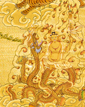 Guru Rinpoche Thangka: The Sovereign Master of Tantric Wisdom - T-B-HT-RB-GR-0079