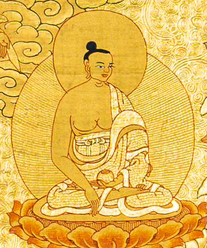 Guru Rinpoche Thangka: The Sovereign Master of Tantric Wisdom - T-B-HT-RB-GR-0079