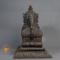 Hand-Carved Chinthe (Guardian Lion) Pair | Sacred Karma Wood - W-B-DT-LP-0020