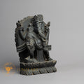 Hand-Carved Ganesha Wood Statue | Sacred Karma Wood - W-B-DT-G-0017
