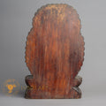 Hand-Carved Nagarjuna Wood Statue | Sacred Karma Wood - W-B-DT-N-0016
