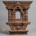 Hand-Carved Traditional Newari Window (Aankhyajhyal) | Sacred Karma Wood - W-B-DT-W-0022