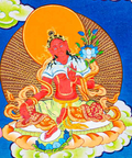 Hand-Painted 21 Green Tara Thangka - T-S-BT-RB-AU-TT-0066