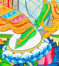 Hand-Painted 21 Green Tara Thangka - T-S-BT-RB-AU-TT-0066