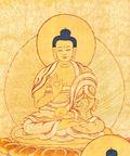 Hand-Painted 35 Shakyamuni Buddha Thangka - T-S-BT-BB-AU-SB-0074