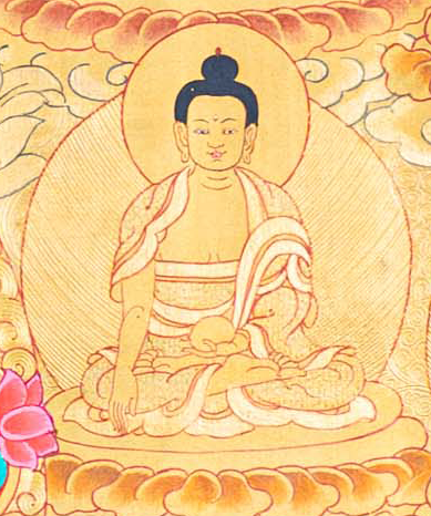 Hand-Painted 35 Shakyamuni Buddha Thangka - T-S-BT-BB-AU-SB-0074