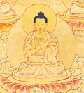 Hand-Painted 35 Shakyamuni Buddha Thangka - T-S-BT-BB-AU-SB-0074