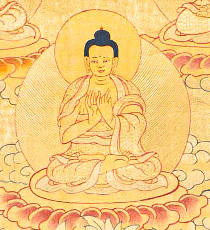 Hand-Painted 35 Shakyamuni Buddha Thangka - T-S-BT-BB-AU-SB-0074