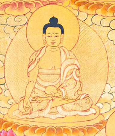 Hand-Painted 35 Shakyamuni Buddha Thangka - T-S-BT-BB-AU-SB-0074