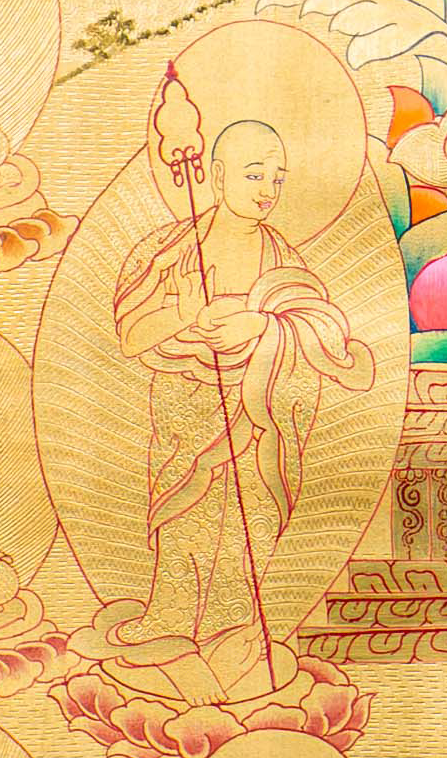 Hand-Painted 35 Shakyamuni Buddha Thangka - T-S-BT-BB-AU-SB-0074