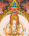 Hand-Painted Avalokiteshvara Thangka - T-S-BT-BB-AU-A-0010