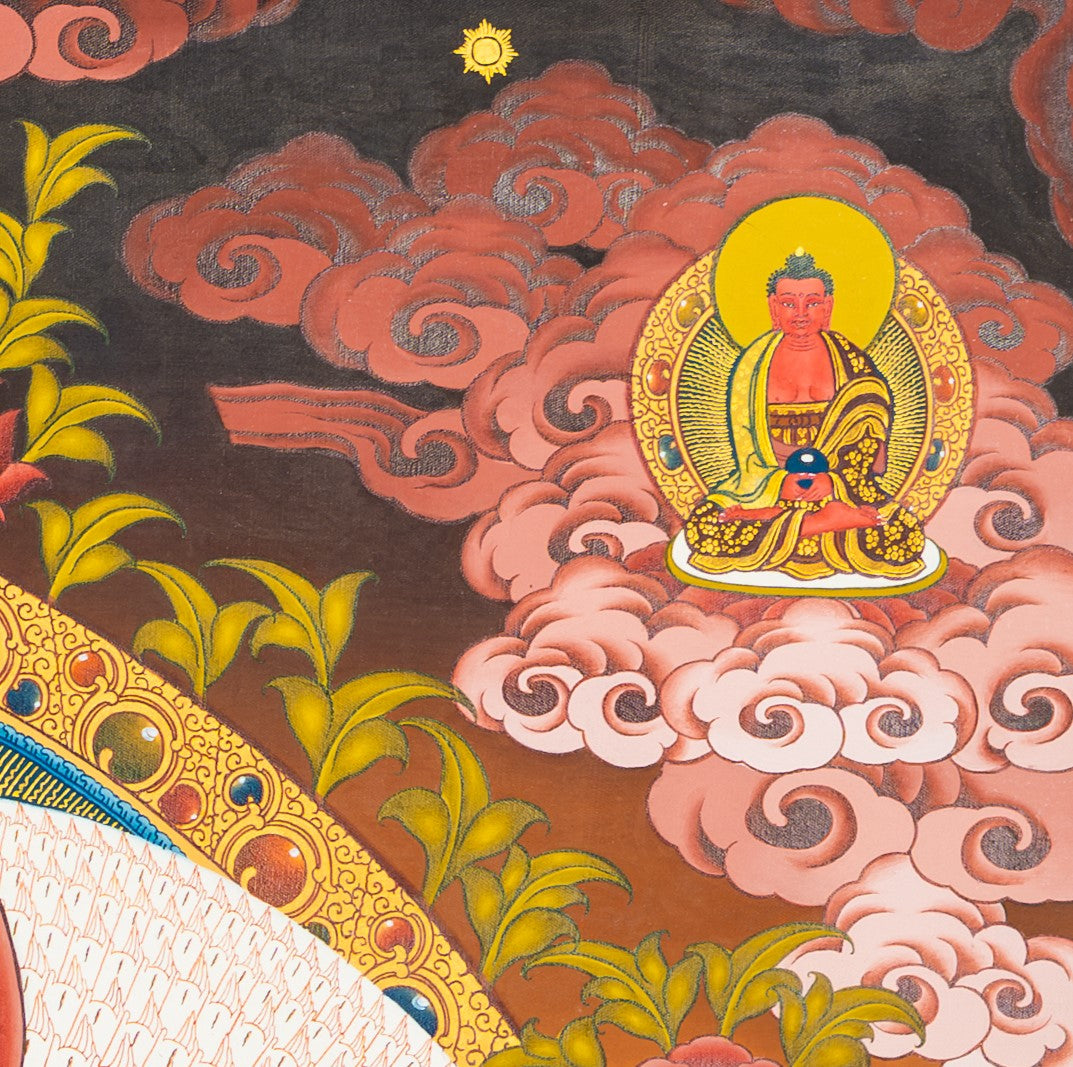 Hand-Painted Avalokiteshvara Thangka - T-S-BT-BB-AU-A-0010