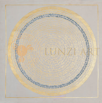 Hand-Painted Buddha Eye Mantra Mandala Thangka - T-PS-SS-WB-BEMM-83