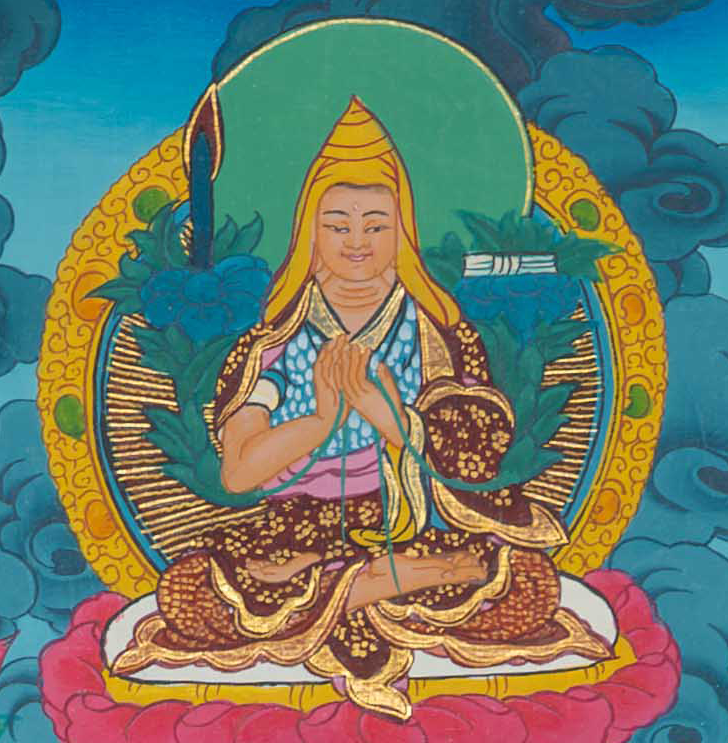 Hand-Painted Chenrezig Thangka - T-S-BT-BB-AU-C-0094
