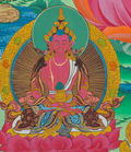 Hand-Painted Chenrezig Thangka - T-S-BT-BB-AU-C-0094