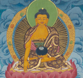 Hand-Painted Chenrezig Thangka - T-S-BT-BB-AU-C-0095