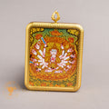 Hand-Painted Chundi Locket (Ghau) Thangka - L-C-33