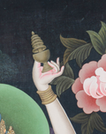 Hand-Painted Ganga Paubha Thangka - T-S-BT-GB-AU-GP-0109
