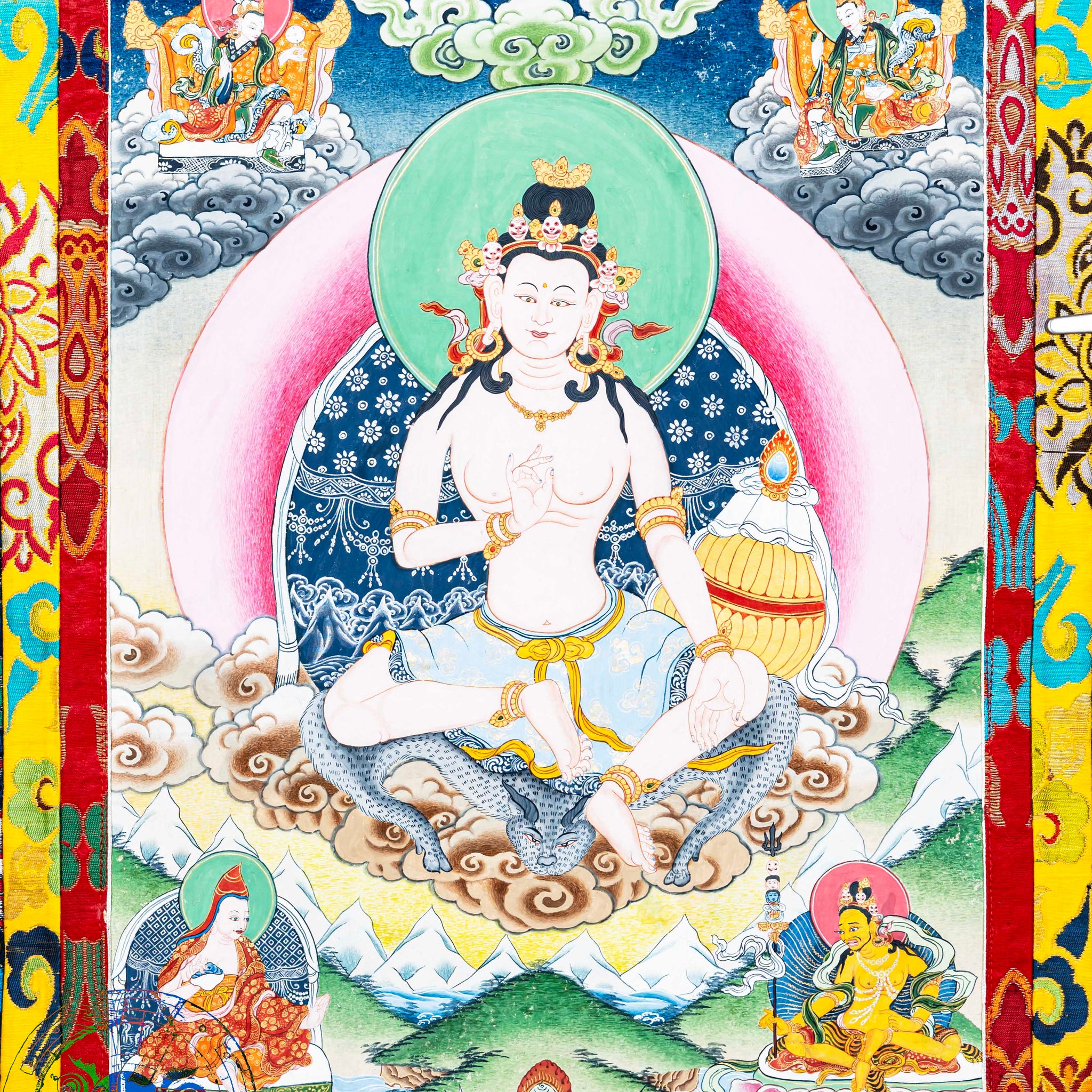 Hand Painted Garab Dorje Thangka - Thangka