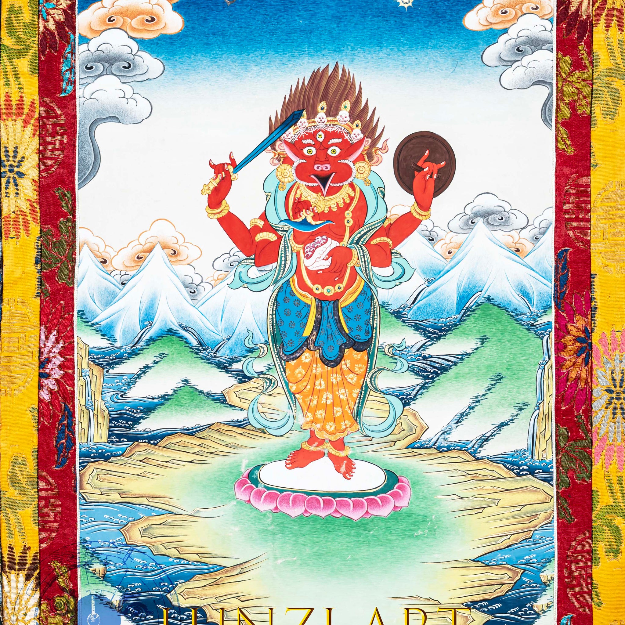  T-B-AS-YB-M-0009- Thangka