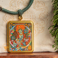 Hand Painted Green Tara Locket (Ghau) Thangka - L-GT-31
