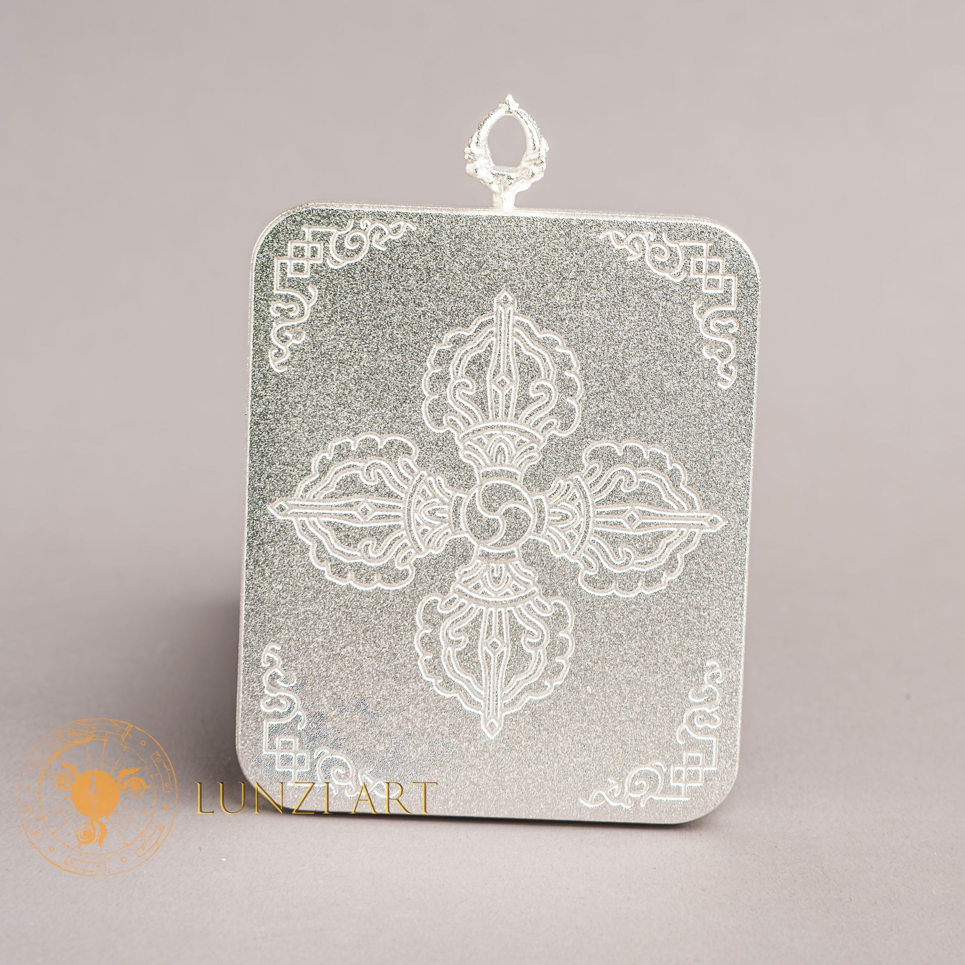 Hand Painted Green Tara Locket (Ghau) Thangka - L-GT-34