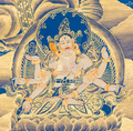 Hand-Painted Green Tara Thangka - T-S-BT-GT-0101