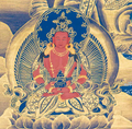 Hand-Painted Green Tara Thangka - T-S-BT-GT-0101