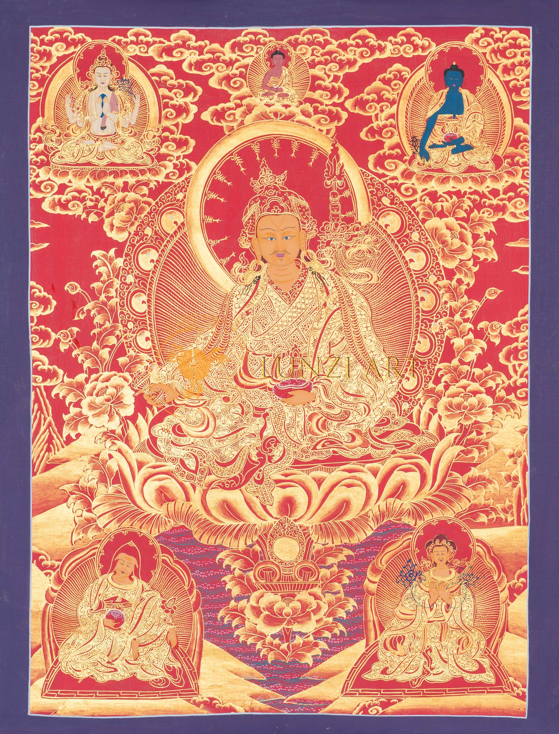  T-S-BT-PB-GR-0099- Thangka
