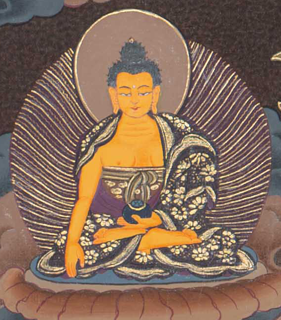 Hand-Painted Jambhala Thangka - T-S-BT-BB-AU-J-0092