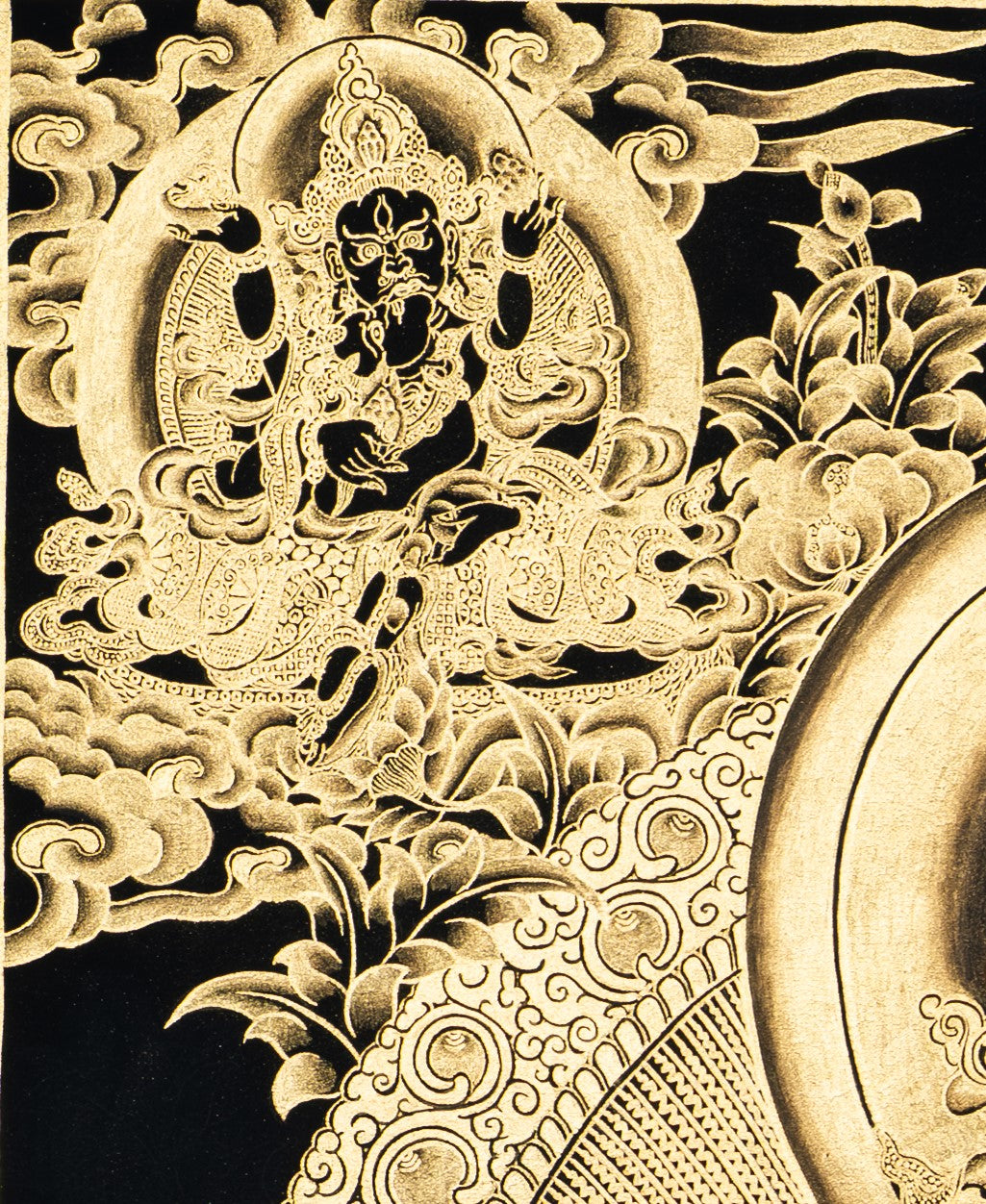 Hand-Painted Jambhala Thangka - T-S-BT-BB-J-0006