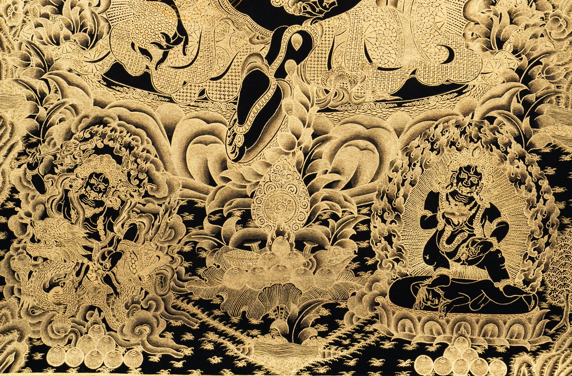 Hand-Painted Jambhala Thangka - T-S-BT-BB-J-0006