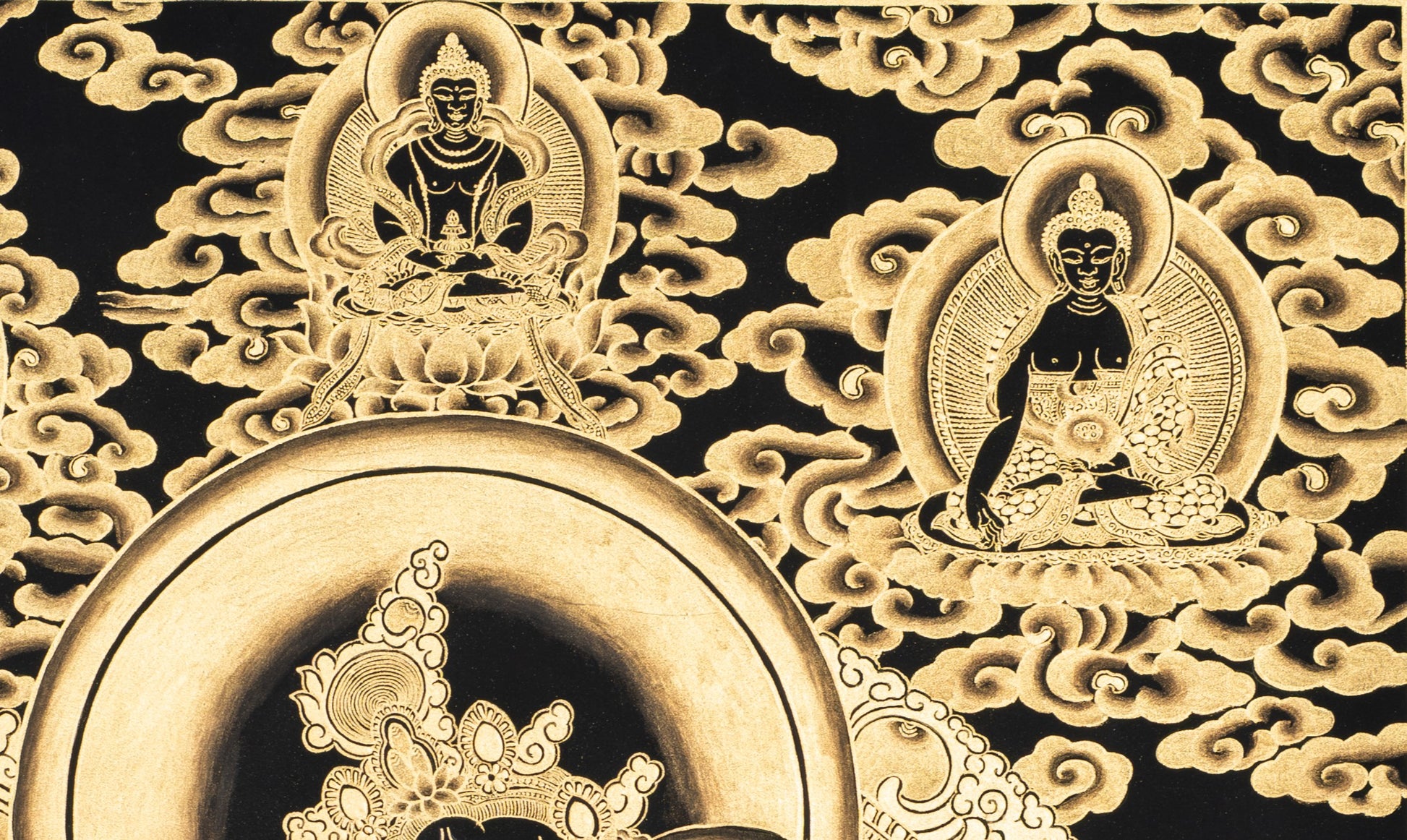 Hand-Painted Jambhala Thangka - T-S-BT-BB-J-0008
