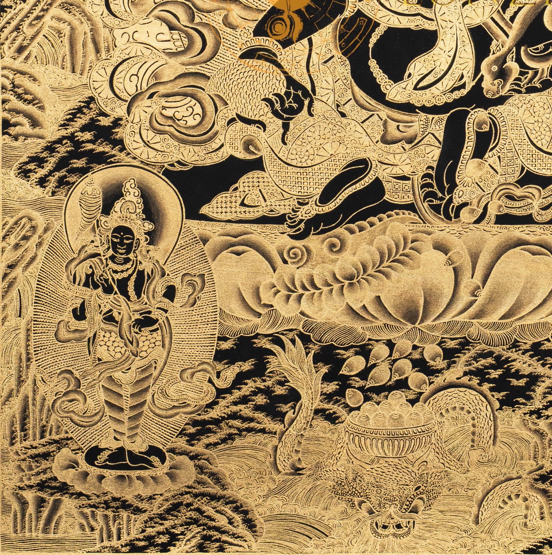 Hand-Painted Jambhala Thangka - T-S-BT-BB-J-0008