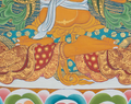 Hand-Painted Manjushree Thangka - T-S-BT-BB-AU-M-0108