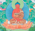 Hand-Painted Manjushree Thangka - T-S-BT-RB-AU-M-0087
