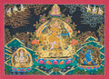 Hand-Painted Manjushree Thangka - T-S-BT-RB-M-0106