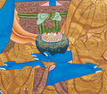 Hand-Painted Medicine Buddha Thangka - T-S-BT-GB-AU-MB-0073