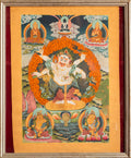 Hand-Painted Seto Mahakala Thangka - T-S-BT-BB-AU-AM-0151