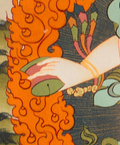 Hand-Painted Seto Mahakala Thangka - T-S-BT-BB-AU-AM-0151