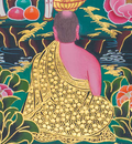 Hand-Painted Shakyamuni Buddha Thangka - T-S-BT-RB-MB-0103