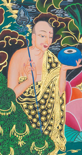 Hand-Painted Shakyamuni Buddha Thangka - T-S-BT-RB-MB-0103
