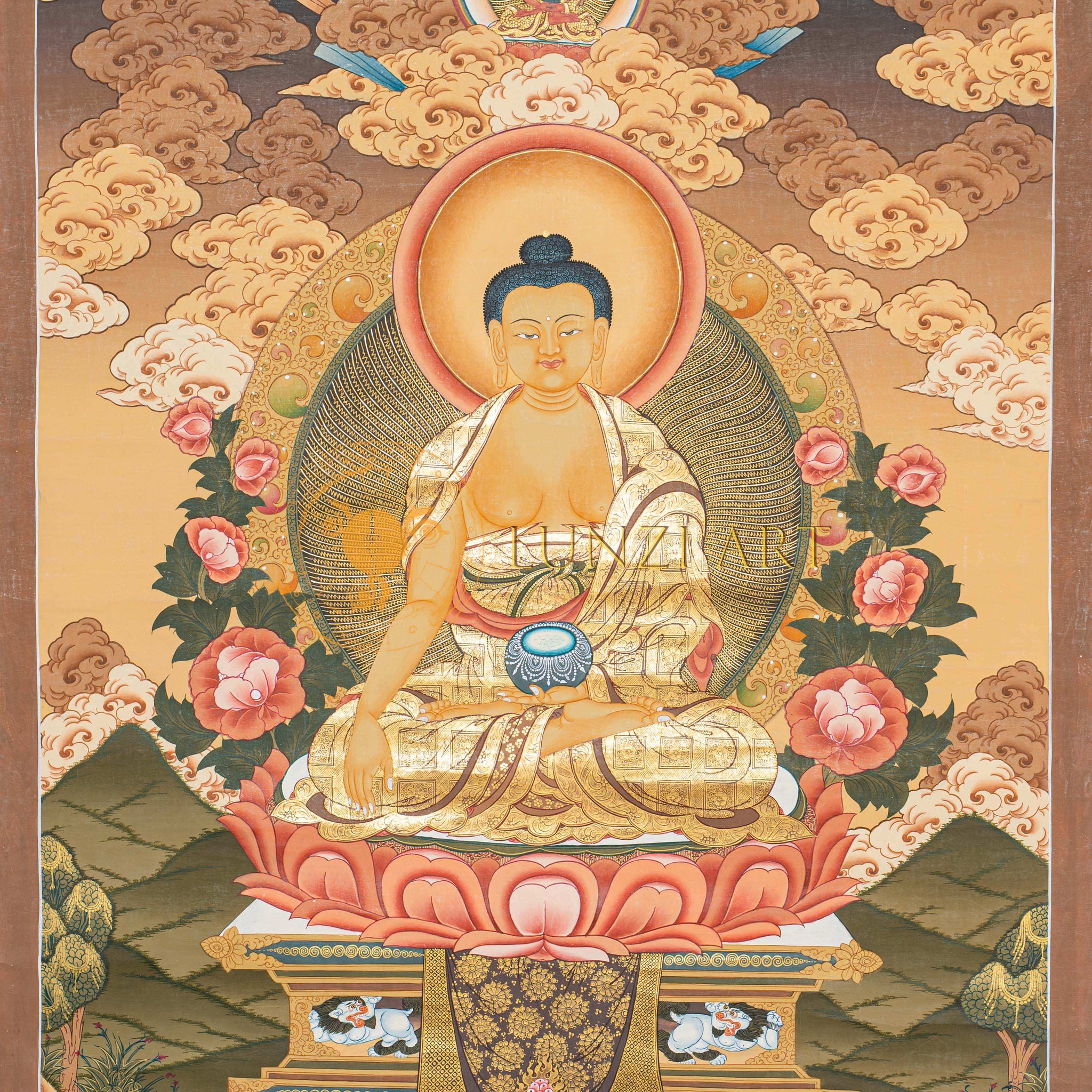 Hand-Painted Shakyamuni Buddha Thangka - Thangka