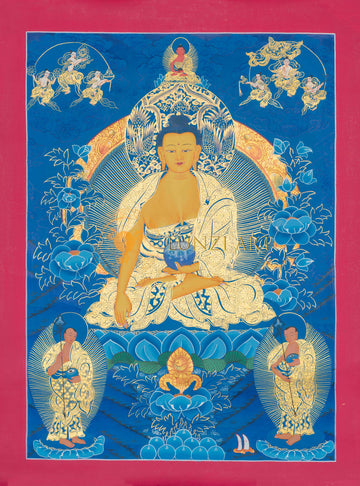 Hand-Painted Shakyamuni Buddha Thangka - Thangka
