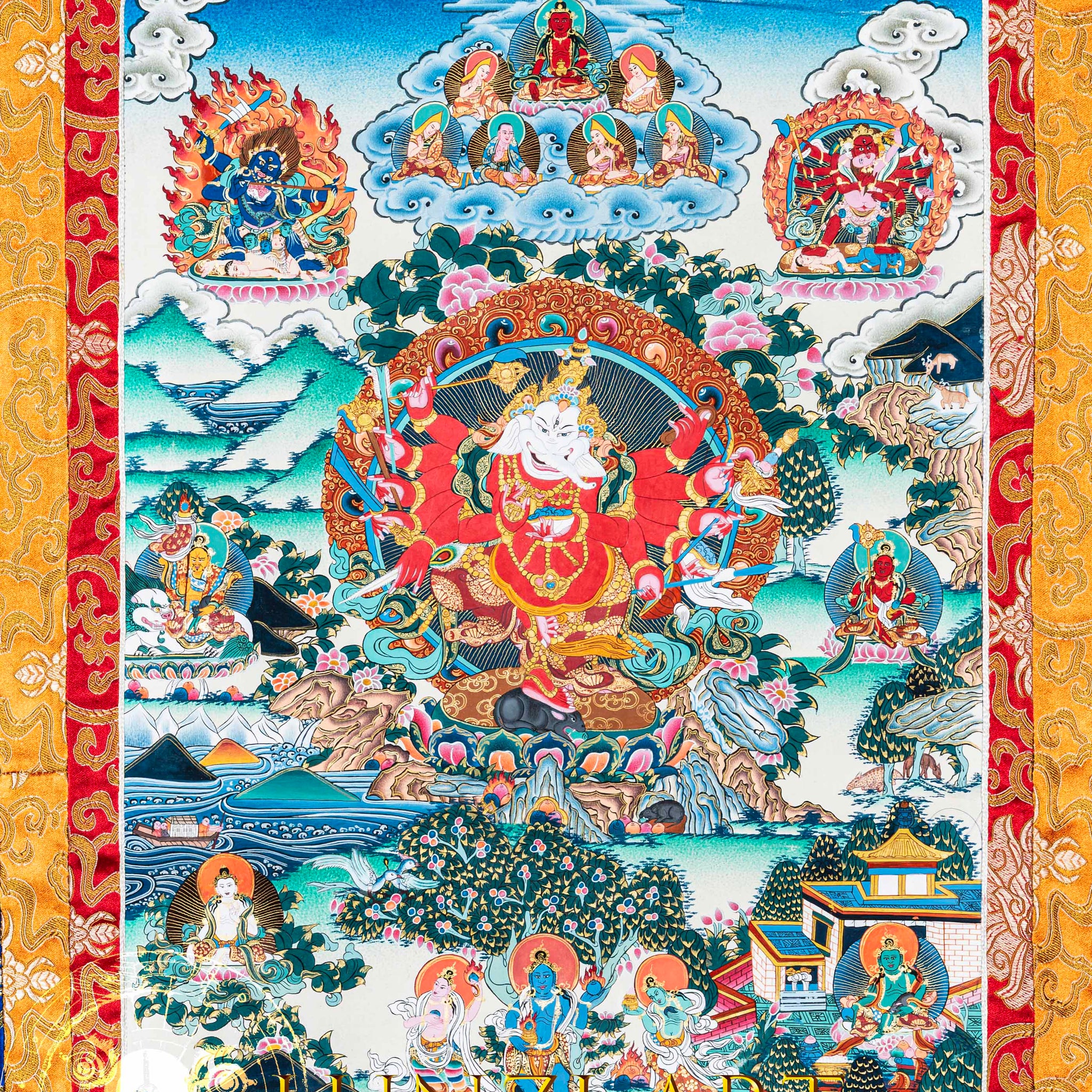  T-B-AS-RB-G-0015- Thangka