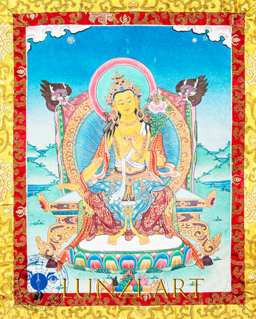 Hand-Painted Thangka Maitreya Buddha Promise of Enlightenment - Thangka