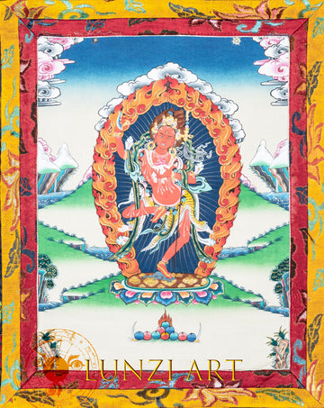 Hand-Painted Thangka Vajrayogini – Guardian of Inner Fire - Thangka