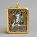 Hand-Painted White Tara Locket Thangka: For Healing & Longevity - L-WT-48