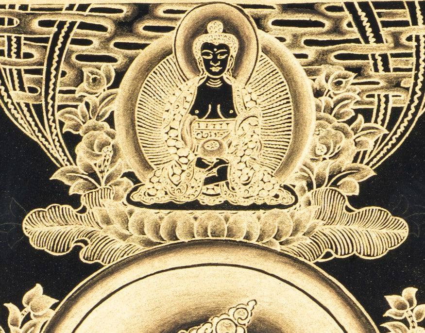 Hand-Painted White Tara Thangka - T-S-BT-BB-WT-0005